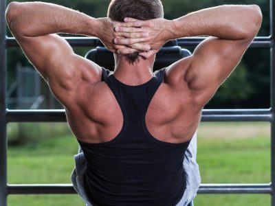 Bodybuilder workout