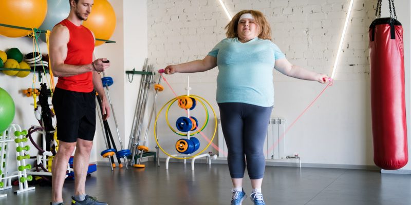 Weight loss Training in Gym